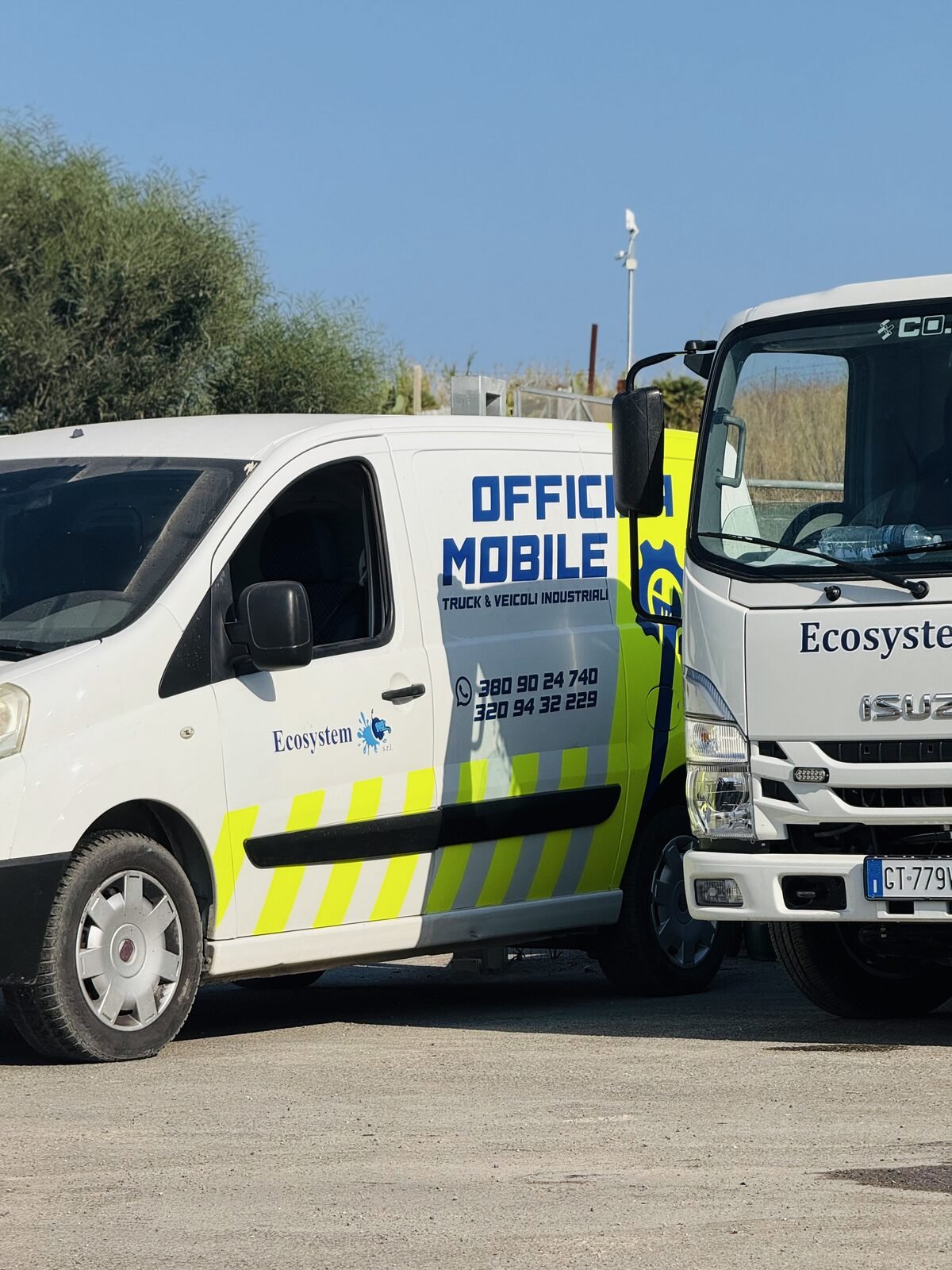 Officina mobile Ecosystem per assistenza tecnica in cantiere
